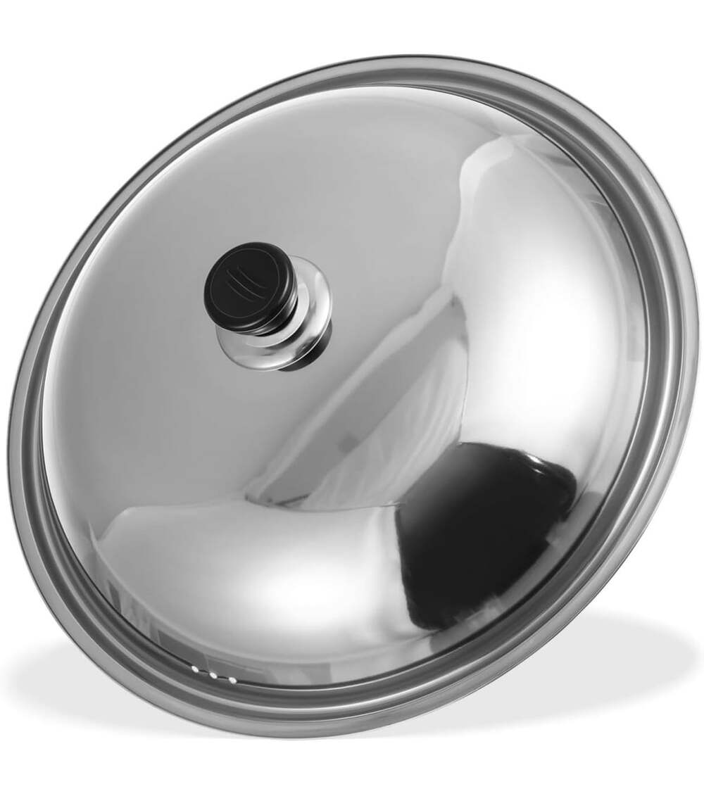 Tofficu Stainless Steel Pot Lid 14.17 inch Cooking Pot Cover